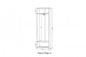 ОЛЬГА-ЛОФТ 3 Шкаф 2-х створчатый в Агрызе - agryz.ok-mebel.com | фото 3