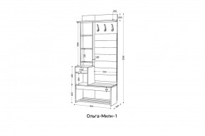 ОЛЬГА-МИЛК Прихожая (модульная) в Агрызе - agryz.ok-mebel.com | фото 2