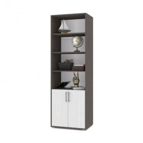 ОЛИВИЯ О21 Шкаф-стеллаж (анкор темный/анкор светлый) в Агрызе - agryz.ok-mebel.com | фото