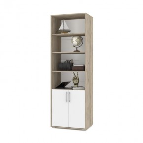 ОЛИВИЯ О21 Шкаф-стеллаж (дуб серый/белый) в Агрызе - agryz.ok-mebel.com | фото