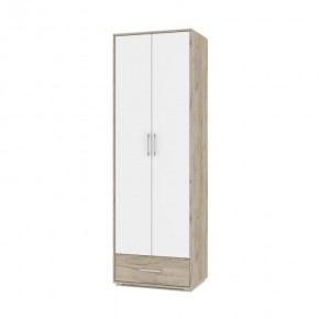 ОЛИВИЯ О22 Шкаф 2-х дверный (дуб серый/белый) в Агрызе - agryz.ok-mebel.com | фото