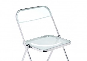 Пластиковый стул Fold складной clear gray-blue в Агрызе - agryz.ok-mebel.com | фото 5