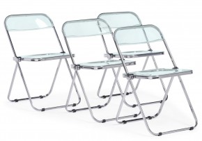Пластиковый стул Fold складной clear gray-blue в Агрызе - agryz.ok-mebel.com | фото 9
