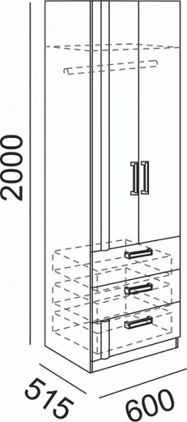 Подростковая Волкер (модульная) в Агрызе - agryz.ok-mebel.com | фото 11