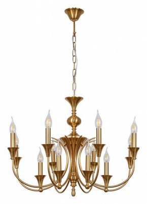 Подвесная люстра Arte Lamp Collinetta A4094LM-12PB в Агрызе - agryz.ok-mebel.com | фото 2