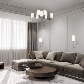 Подвесная люстра Eurosvet Abbey 60164/10 никель Smart в Агрызе - agryz.ok-mebel.com | фото 5