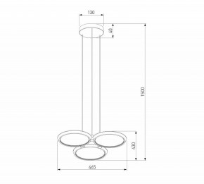 Подвесная люстра Eurosvet Crespella 90034/3 золото в Агрызе - agryz.ok-mebel.com | фото 5