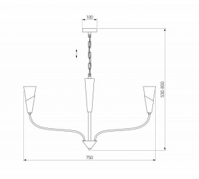 Подвесная люстра Eurosvet Rhyton 60167/6 никель в Агрызе - agryz.ok-mebel.com | фото 5