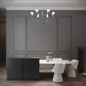 Подвесная люстра Eurosvet Rhyton 60167/6 никель в Агрызе - agryz.ok-mebel.com | фото 6