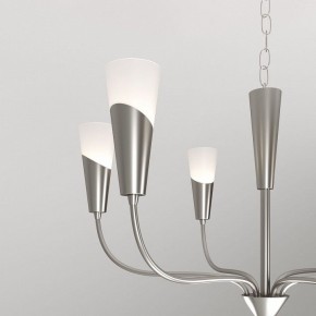 Подвесная люстра Eurosvet Rhyton 60167/6 никель в Агрызе - agryz.ok-mebel.com | фото 7