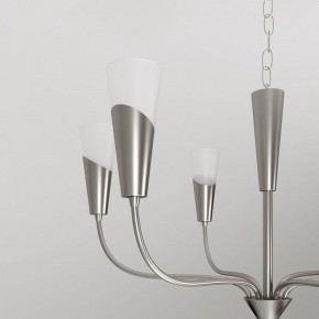 Подвесная люстра Eurosvet Rhyton 60167/6 никель в Агрызе - agryz.ok-mebel.com | фото 8