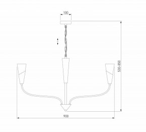 Подвесная люстра Eurosvet Rhyton 60167/8 латунь в Агрызе - agryz.ok-mebel.com | фото 6