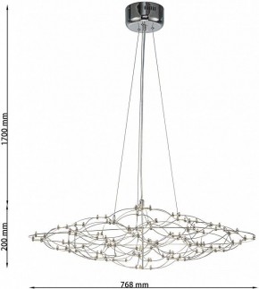 Подвесная люстра Favourite Thinner 4305-8P в Агрызе - agryz.ok-mebel.com | фото 5