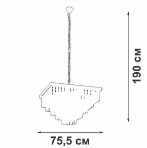 Подвесная люстра Vitaluce V5818 V5818-8/13 в Агрызе - agryz.ok-mebel.com | фото 5