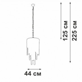 Подвесная люстра Vitaluce V5885 V5885-9/7 в Агрызе - agryz.ok-mebel.com | фото 3