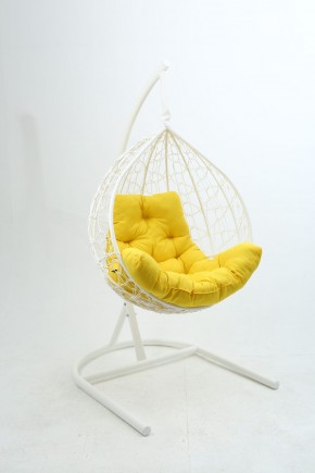 Подвесное кресло Бароло (белый/желтый) в Агрызе - agryz.ok-mebel.com | фото