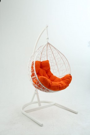 Подвесное кресло Бароло (белый/оранжевый) в Агрызе - agryz.ok-mebel.com | фото