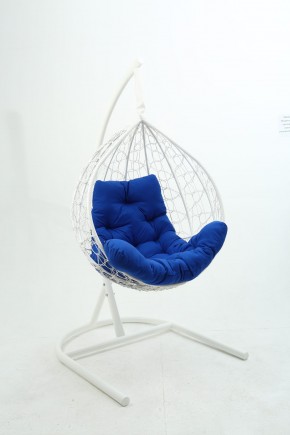 Подвесное кресло Бароло (белый/синий) в Агрызе - agryz.ok-mebel.com | фото