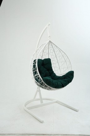 Подвесное кресло Бароло (белый/зеленый) в Агрызе - agryz.ok-mebel.com | фото