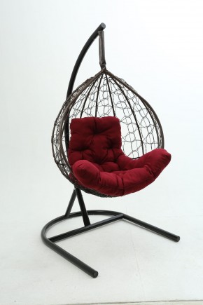 Подвесное кресло Бароло (коричневый/бордо) в Агрызе - agryz.ok-mebel.com | фото