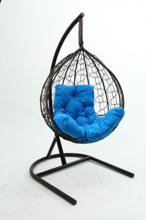 Подвесное кресло Бароло (коричневый/синий) в Агрызе - agryz.ok-mebel.com | фото