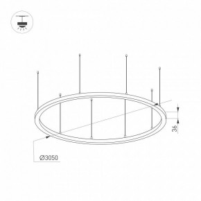 Подвесной светильник Arlight ARC 034078(1) в Агрызе - agryz.ok-mebel.com | фото 2