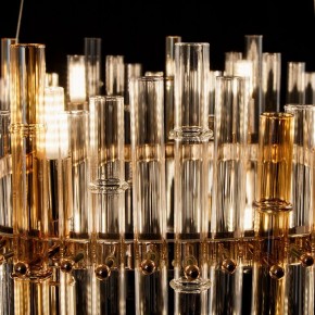 Подвесной светильник Arte Lamp Crystalla A4111LM-16GO в Агрызе - agryz.ok-mebel.com | фото 6