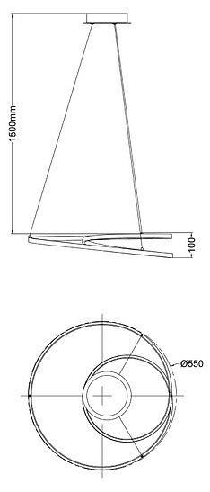 Подвесной светильник Arte Lamp Millo A3893SP-30BK в Агрызе - agryz.ok-mebel.com | фото 3