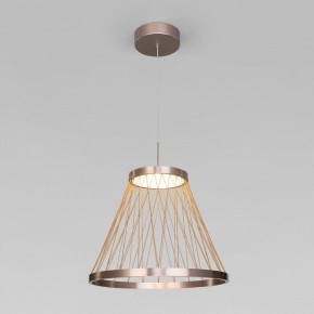 Подвесной светильник Eurosvet Cesta 40016/1 LED коричневый в Агрызе - agryz.ok-mebel.com | фото 2