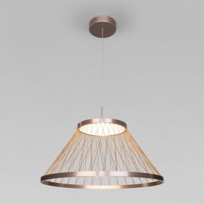 Подвесной светильник Eurosvet Cesta 40017/1 LED коричневый в Агрызе - agryz.ok-mebel.com | фото 2