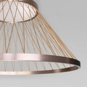 Подвесной светильник Eurosvet Cesta 40017/1 LED коричневый в Агрызе - agryz.ok-mebel.com | фото 6