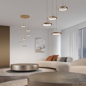 Подвесной светильник Eurosvet Crespella 90034/6 золото в Агрызе - agryz.ok-mebel.com | фото 4
