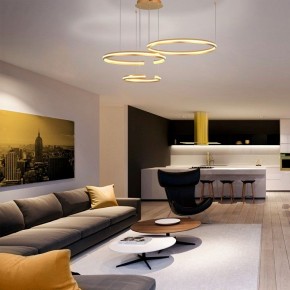 Подвесной светильник Eurosvet Gap 90180/3 золото в Агрызе - agryz.ok-mebel.com | фото 4