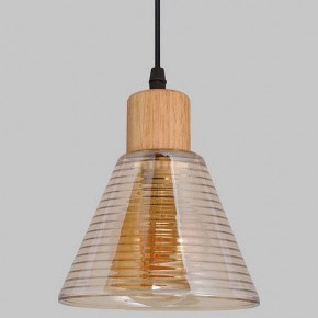 Подвесной светильник Imex MD.5870 MD.5870-1-P-WOOD+BK в Агрызе - agryz.ok-mebel.com | фото