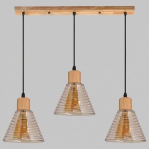 Подвесной светильник Imex MD.5870 MD.5870-3-P-WOOD+BK в Агрызе - agryz.ok-mebel.com | фото