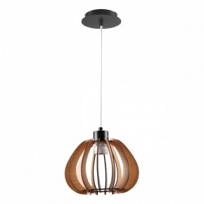 Подвесной светильник Imex MD.9012 MD.9012-1-P-BK+WOOD в Агрызе - agryz.ok-mebel.com | фото 2