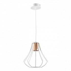 Подвесной светильник Imex MD.9052 MD.9052-1-P-WH+WOOD в Агрызе - agryz.ok-mebel.com | фото 2