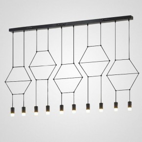 Подвесной светильник Imperiumloft Via Wireflow polyhedral Via01 в Агрызе - agryz.ok-mebel.com | фото