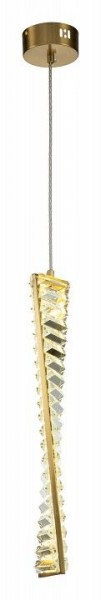 Подвесной светильник Indigo Frizzante 12015/1P Brass в Агрызе - agryz.ok-mebel.com | фото 3