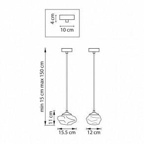 Подвесной светильник Lightstar Meringe 799033 в Агрызе - agryz.ok-mebel.com | фото 4
