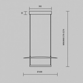Подвесной светильник Maytoni Ambience MOD280PL-L30B3K1 в Агрызе - agryz.ok-mebel.com | фото 4