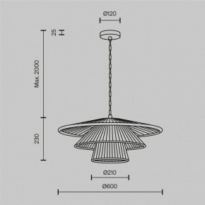 Подвесной светильник Maytoni Costa MOD394PL-01BS1 в Агрызе - agryz.ok-mebel.com | фото 5