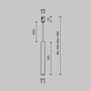Подвесной светильник Maytoni Focus Led TR155-1-5W3K-BS в Агрызе - agryz.ok-mebel.com | фото 4