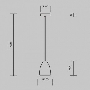 Подвесной светильник Maytoni Pilastro MOD430PL-01CM в Агрызе - agryz.ok-mebel.com | фото 5
