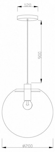 Подвесной светильник Moderli Aurora V11538-1P в Агрызе - agryz.ok-mebel.com | фото 3