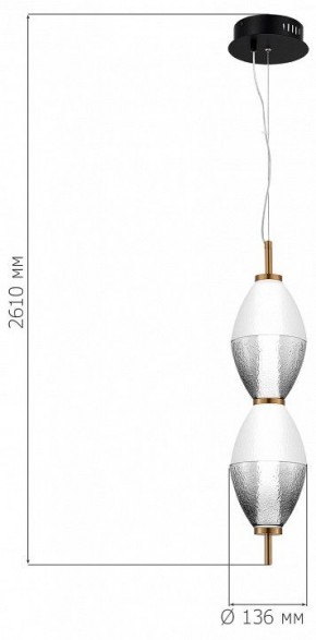 Подвесной светильник ST-Luce Ice SL6130.403.15 в Агрызе - agryz.ok-mebel.com | фото 4