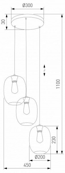 Подвесной светильник TK Lighting Elio 5973 Elio в Агрызе - agryz.ok-mebel.com | фото 3