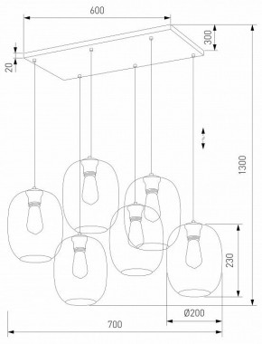 Подвесной светильник TK Lighting Elio 5974 Elio в Агрызе - agryz.ok-mebel.com | фото 3