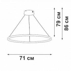Подвесной светильник Vitaluce V2516 V2516-8/3S в Агрызе - agryz.ok-mebel.com | фото 3