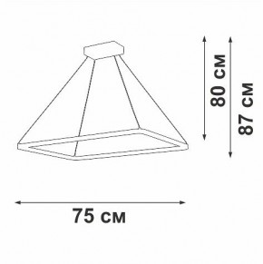 Подвесной светильник Vitaluce V2704 V2704-0/1S в Агрызе - agryz.ok-mebel.com | фото 3